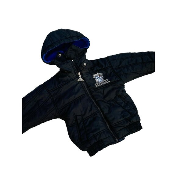 Vintage University Of Kentucky Wildcats Child Youth Reversible Jacket  Coat - Picture 2 of 11